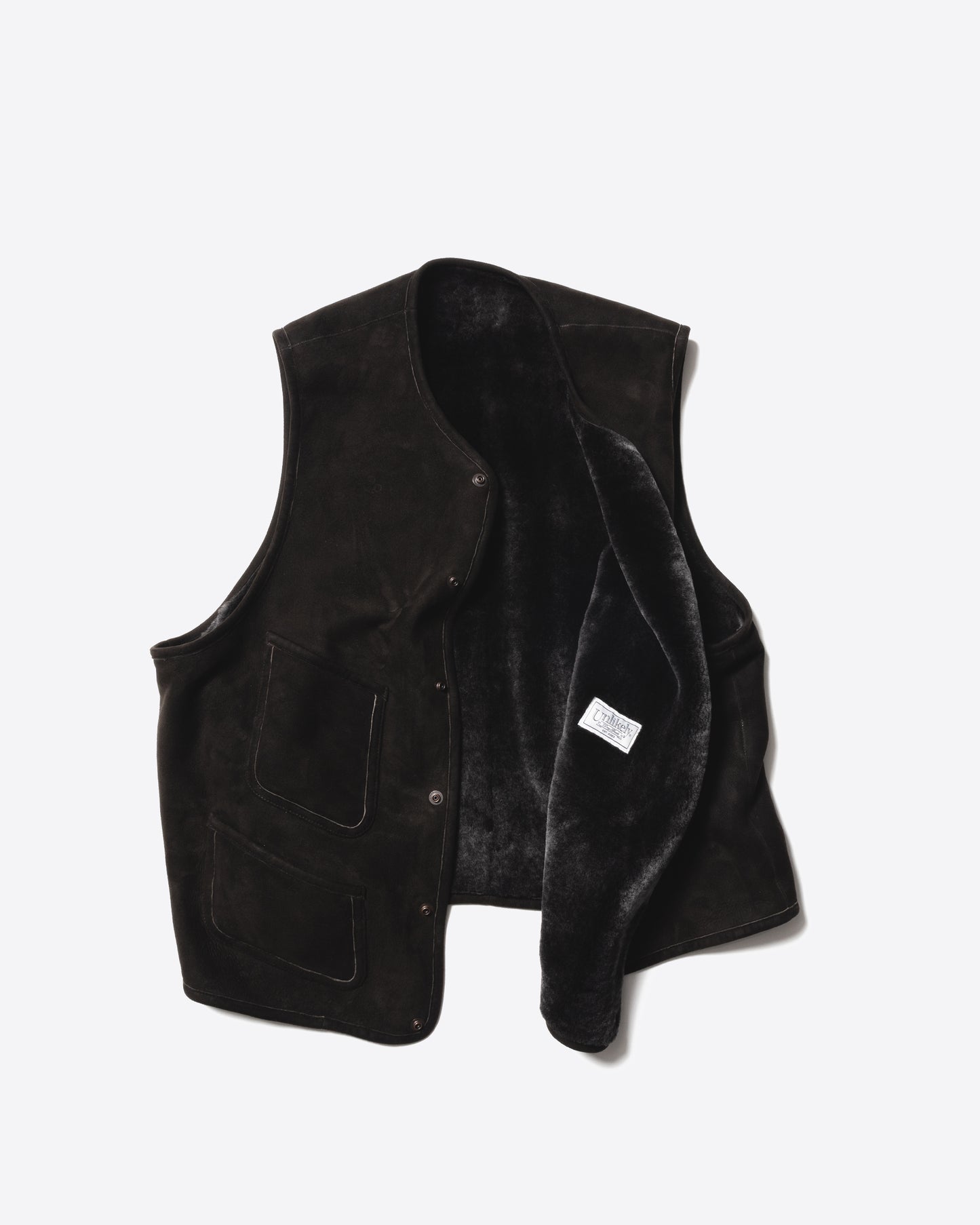 Unlikely Shearling Work Vest