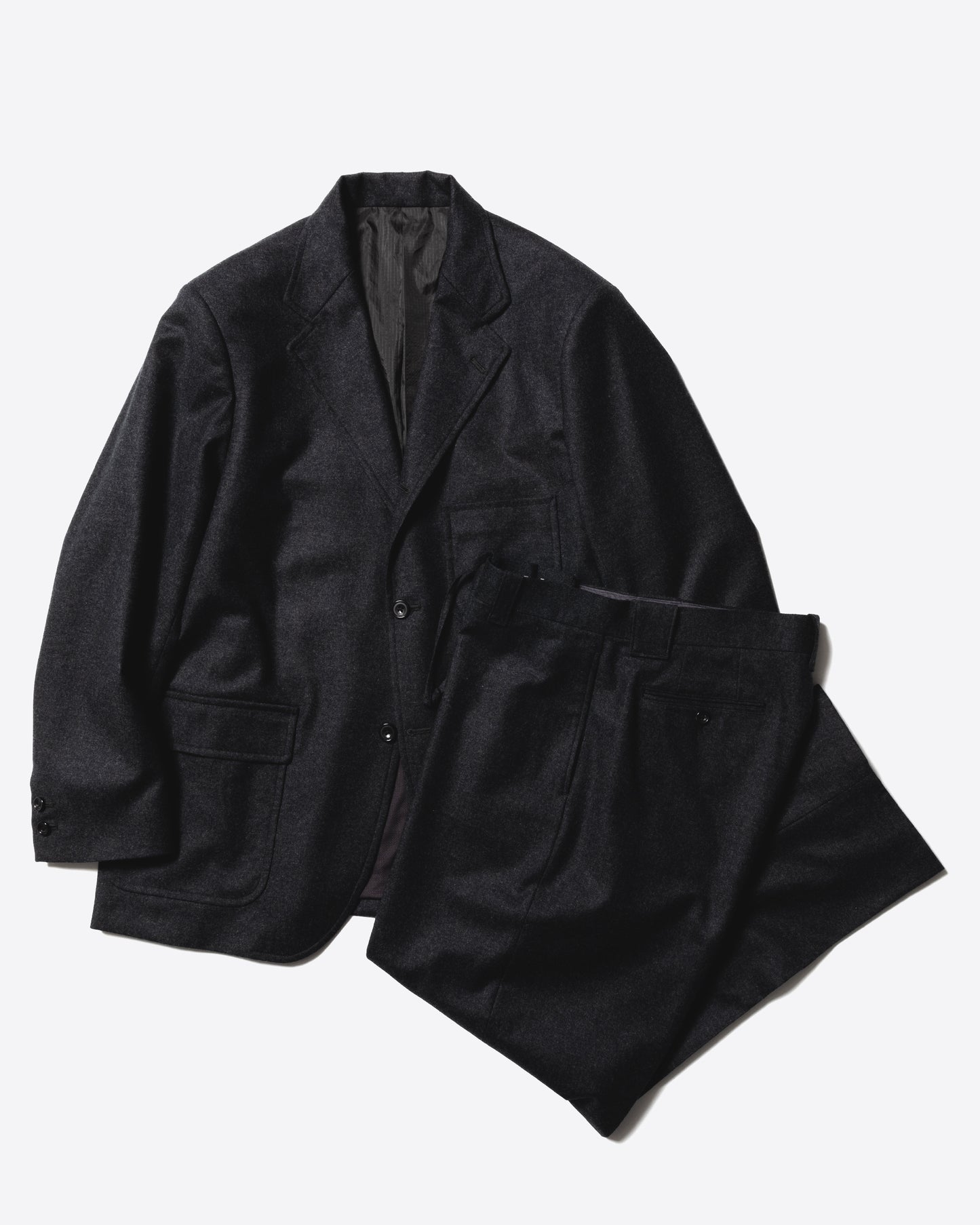 Unlikely Assembled Blazer Wool Flannel
