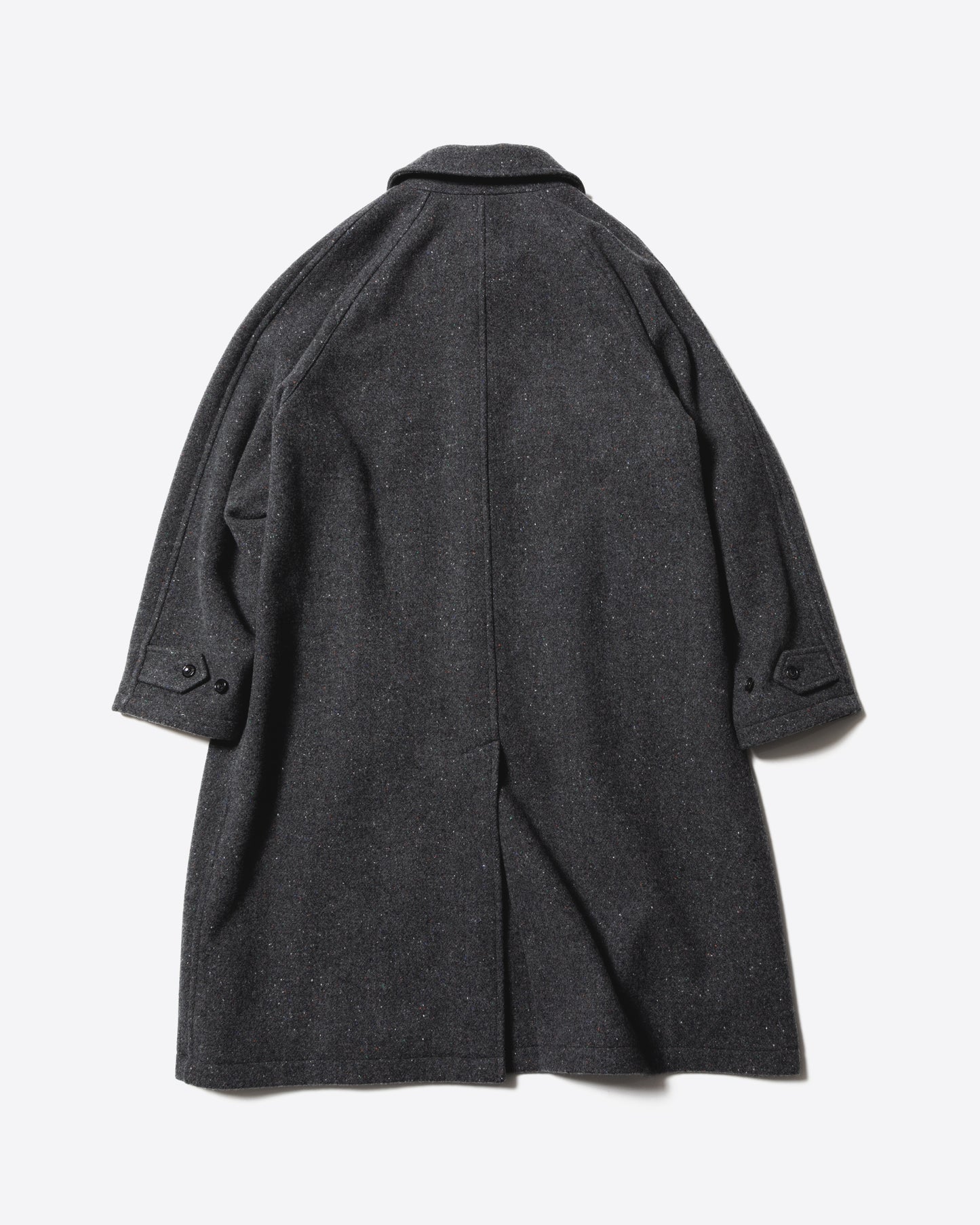 Unlikely Balmacaan Coat Nep Tweed