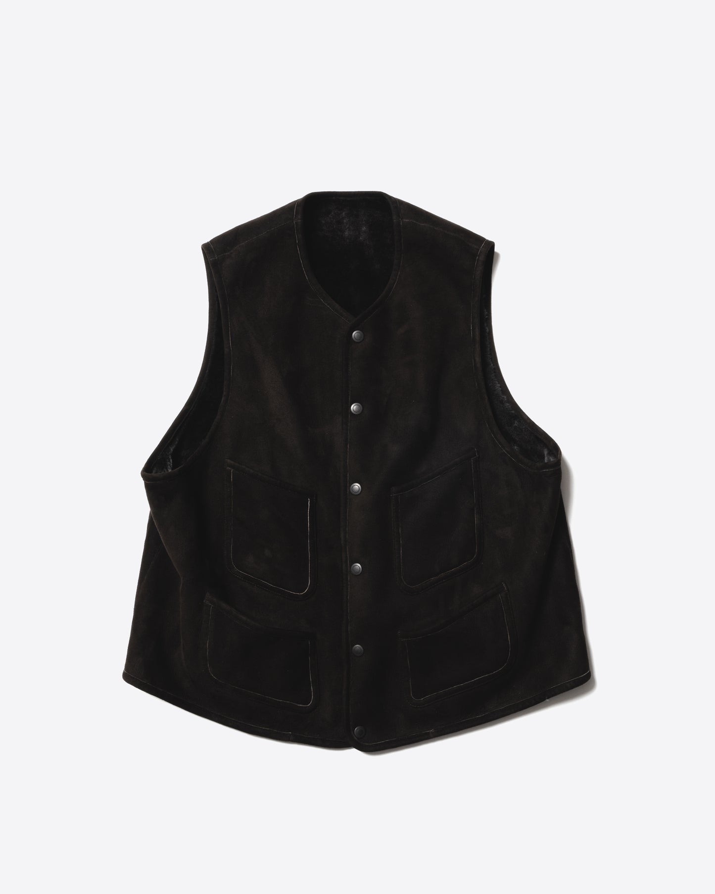 Unlikely Shearling Work Vest