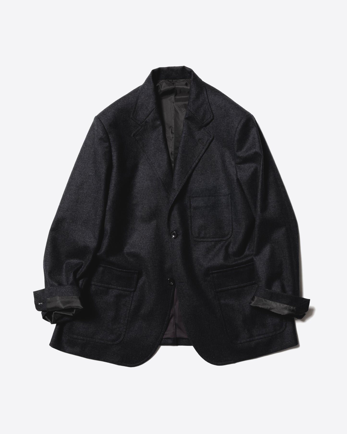 Unlikely Assembled Blazer Wool Flannel