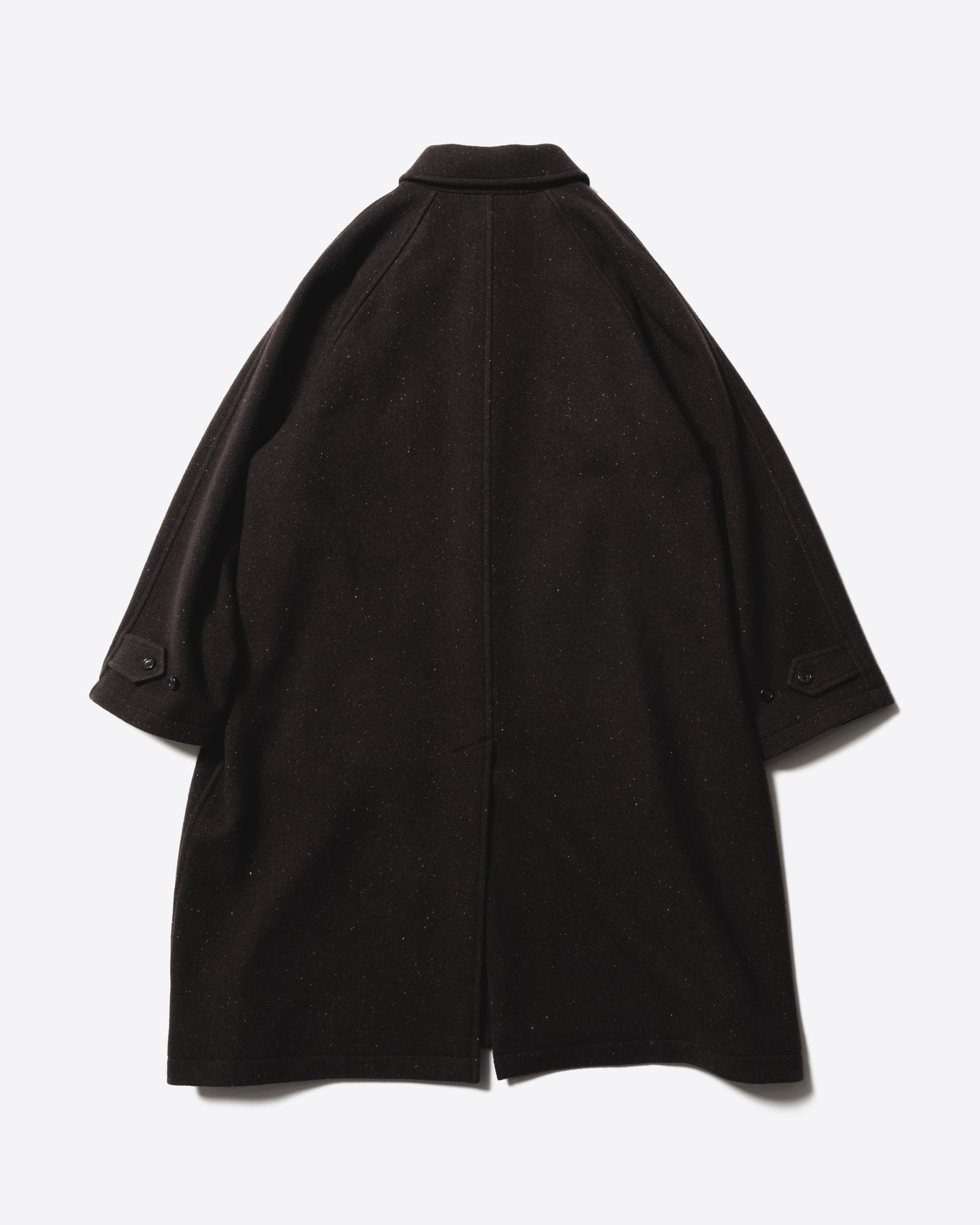 Unlikely Balmacaan Coat Nep Tweed